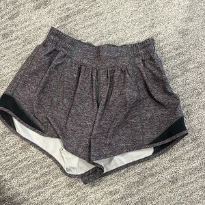 Lululemon gray Hotty Hot Shorts in new condition